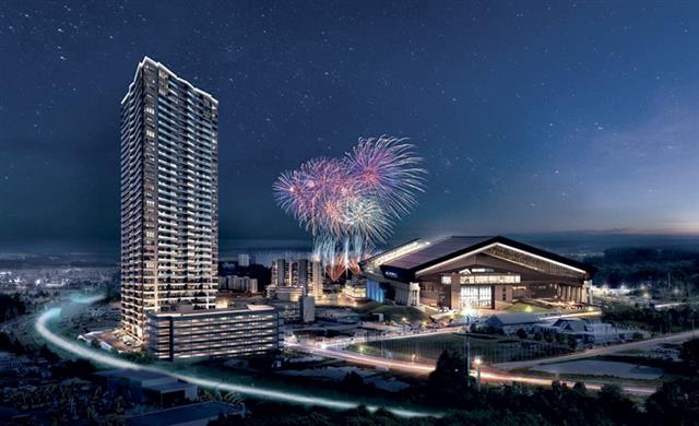 大林・佐藤JVで着工/北広島市新駅タワープロジェクト/エスコンら